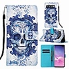 Case For Samsung Galaxy S8 Plus / S9 Plus Pattern / Flip / with Stand Full Body Cases Cartoon / Skull Hard PU Leather for Galaxy S10 / Galaxy S10 Plus / Galaxy S10 E