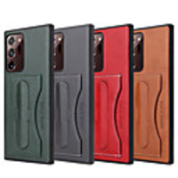 Case For Samsung Galaxy S8 S8Plus S9 S9Plus S10 S10Plus S10E S20 S20Plus S20Ultra Note 8 9 10 10Plus 20 20Ultra Card Holder Shockproof with Stand Back Cover Solid Colored PU Leather TPU