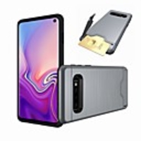 Case For Samsung Galaxy S9 / S9 Plus / Galaxy S10 Card Holder / with Stand Back Cover Solid Colored Hard PC