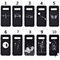 Case For Samsung Galaxy S9 / S9 Plus / Galaxy S10 Translucent / Pattern Back Cover Solid Colored / Cartoon Soft TPU