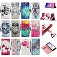 Case For Samsung Galaxy S9 / S9 Plus / Galaxy S10 Wallet / Card Holder / with Stand Full Body Cases Butterfly PU Leather / TPU