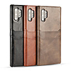 Case For Samsung Galaxy S9 / S9 Plus / Note 9 Card Holder / Shockproof Back Cover Solid Colored PU Leather / PC
