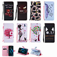Case For Samsung Galaxy S9 / S9 Plus / S7 edge Wallet / Card Holder / with Stand Full Body Cases Sexy Lady / Animal / Tree PU Leather / TPU