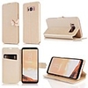 Case For Samsung Galaxy S9 / S9 Plus / S8 Plus Card Holder / Rhinestone / with Stand Full Body Cases Solid Colored Hard PU Leather