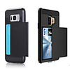 Case For Samsung Galaxy S9 / S9 Plus / S8 Plus Card Holder Back Cover Solid Colored Hard PC