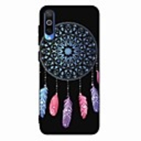 Case For Samsung Galaxy S9 / S9 Plus / S8 Plus Frosted / Pattern Back Cover Feathers TPU