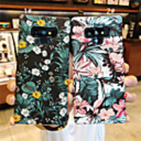 Case For Samsung Galaxy S9 / S9 Plus / S8 Plus Frosted / Pattern Back Cover Flower Hard PC