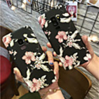 Case For Samsung Galaxy S9 / S9 Plus / S8 Plus Frosted Back Cover Flower Hard PC