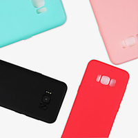 Case For Samsung Galaxy S9 / S9 Plus / S8 Plus Frosted Back Cover Solid Colored Soft TPU