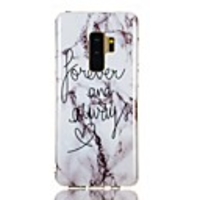 Case For Samsung Galaxy S9 / S9 Plus / S8 Plus IMD / Pattern Back Cover Marble Soft TPU