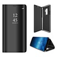 Case For Samsung Galaxy S9 / S9 Plus / S8 Plus Mirror / Flip / Auto Sleep / Wake Up Full Body Cases Solid Colored Hard Plastic