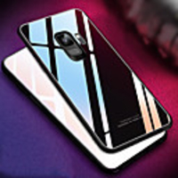 Case For Samsung Galaxy S9 / S9 Plus / S8 Plus Mirror Back Cover Solid Colored Hard Tempered Glass