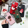 Case For Samsung Galaxy S9 / S9 Plus / S8 Plus Pattern / Glitter Shine Back Cover Solid Colored / Christmas TPU