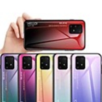 Case For Samsung Galaxy S9 / S9 Plus / S8 Plus Shockproof / Dustproof / Ultra-thin Back Cover Color Gradient Tempered Glass