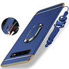 Case For Samsung Galaxy S9 / S9 Plus / S8 Plus Shockproof / Plating / Ring Holder Back Cover Solid Colored Hard PC / Metal