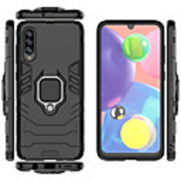 Case For Samsung Galaxy S9 / S9 Plus / S8 Plus Shockproof / Ring Holder Back Cover Solid Colored PC