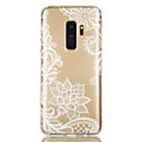 Case For Samsung Galaxy S9 / S9 Plus / S8 Plus Shockproof / Transparent / Pattern Back Cover Flower TPU
