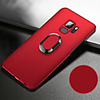 Case For Samsung Galaxy S9 / S9 Plus / S8 Plus Shockproof / with Stand / Ring Holder Back Cover Solid Colored Hard PC / Metal / Ultra-thin