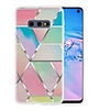 Case For Samsung Galaxy S9 / S9 Plus / S8 Plus Ultra-thin / Pattern Back Cover Geometric Pattern / Marble TPU