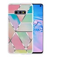 Case For Samsung Galaxy S9 / S9 Plus / S8 Plus Ultra-thin / Pattern Back Cover Geometric Pattern / Marble TPU