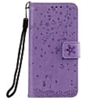 Case For Samsung Galaxy S9 / S9 Plus / S8 Plus Wallet / Card Holder / Embossed Full Body Cases Solid Colored PU Leather