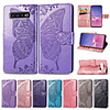 Case For Samsung Galaxy S9 / S9 Plus / S8 Plus Wallet / Card Holder / Flip Full Body Cases Butterfly Hard PU Leather / TPU