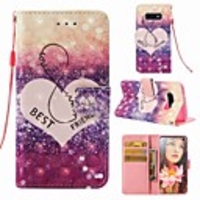 Case For Samsung Galaxy S9 / S9 Plus / S8 Plus Wallet / Card Holder / Flip Full Body Cases Heart Hard PU Leather