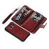 Case For Samsung Galaxy S9 / S9 Plus / S8 Plus Wallet / Card Holder / Flip Full Body Cases Solid Colored Hard Genuine Leather