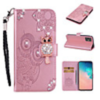 Case For Samsung Galaxy S9 / S9 Plus / S8 Plus Wallet / Card Holder / Shockproof Full Body Cases Animal PU Leather / TPU