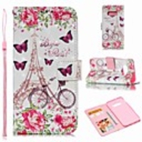 Case For Samsung Galaxy S9 / S9 Plus / S8 Plus Wallet / Card Holder / Shockproof Full Body Cases Butterfly Hard PU Leather