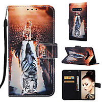 Case For Samsung Galaxy S9 / S9 Plus / S8 Plus Wallet / Card Holder / with Stand Full Body Cases Animal Hard PU Leather
