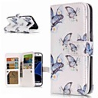 Case For Samsung Galaxy S9 / S9 Plus / S8 Plus Wallet / Card Holder / with Stand Full Body Cases Butterfly Hard PU Leather