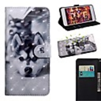 Case For Samsung Galaxy S9 / S9 Plus / S8 Plus Wallet / Card Holder / with Stand Full Body Cases Dog PU Leather / TPU