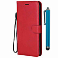 Case For Samsung Galaxy S9 / S9 Plus / S8 Plus Wallet / Card Holder / with Stand Full Body Cases Solid Colored PU Leather / TPU