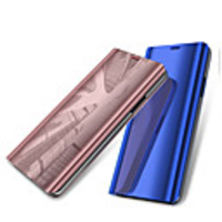 Case For Samsung Galaxy S9 / S9 Plus / S8 Plus with Stand / Plating / Mirror Full Body Cases Solid Colored Hard PU Leather