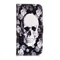 Case For Samsung Galaxy S9 / S9 Plus / S8 Wallet / Card Holder / with Stand Full Body Cases Skull / Flower Hard PU Leather