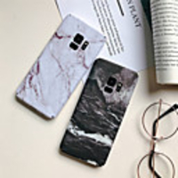 Case For Samsung Galaxy S9 Plus / S9 Frosted / Pattern Back Cover Marble Hard PC for S9 / S9 Plus / S8 Plus