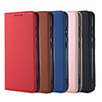 Case For Samsung Galaxy S9 S9Plus S10 S10Plus S10(5G) S10e S20 S20Plus S20Ultra Note 9 10 10Plus Card Holder Shockproof Magnetic Full Body Cases Solid Colored PU Leather TPU