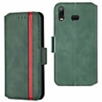 Case For Samsung Galaxy Samsung Galaxy A10 / Samsung Galaxy A20 / Samsung Galaxy A30 Wallet / Card Holder / with Stand Full Body Cases Solid Colored PU Leather