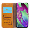 Case For Samsung Galaxy Samsung Galaxy A40(2019) Card Holder / Flip Full Body Cases Solid Colored Hard PU Leather for Samsung Galaxy A40(2019)