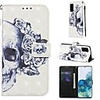 Case For Samsung Galaxy Samsung Galaxy A50s / Samsung Galaxy A30s / Samsung Galaxy A10s Wallet / Card Holder / with Stand Full Body Cases Skull PU Leather