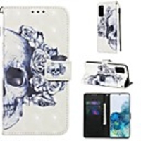 Case For Samsung Galaxy Samsung Galaxy A50s / Samsung Galaxy A30s / Samsung Galaxy A10s Wallet / Card Holder / with Stand Full Body Cases Skull PU Leather