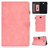 Case For Samsung Galaxy Samsung TAB A 10.1 P580N P585N Tab S6 Lite (SM-P610 615) Card Holder Shockproof Flip Full Body Cases PU Leather TPU Solid Colored miniinthebox