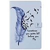 Case For Samsung Galaxy Samsung Tab A 10.1(2019)T510 / Galaxy Tab A 10.5 T595 T590 / galaxy tab A 9.7 T550 T555 Wallet / Card Holder / with Stand Full Body Cases Feathers PU Leather / TPU