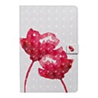 Case For Samsung Galaxy Samsung Tab A 10.1(2019)T510 / Galaxy Tab A 10.5 T595 T590 / galaxy tab A 9.7 T550 T555 Wallet / Card Holder / with Stand Full Body Cases Flower PU Leather / TPU