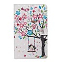 Case For Samsung Galaxy Samsung Tab A 8.0(2019)T290/295 / Samsung Tab A8(2019)P200/205 / Samsung TAB A 8.0 2017 T380 / T385 Wallet / Card Holder / with Stand Full Body Cases Sexy Lady / Tree PU