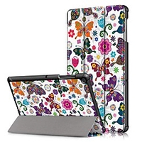 Case For Samsung Galaxy Samsung Tab S5e T720 10.5 / Samsung Tab A 10.1(2019)T510 Shockproof / Flip / Origami Full Body Cases Butterfly Hard PU Leather