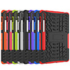 Case For Samsung Galaxy Tab 3 Lite T110 T113 Tab 4 T230 Tab A 2016 7.0 T280 Shockproof with Stand Back Cover Solid Colored TPU PC