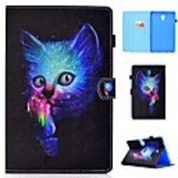 Case For Samsung Galaxy Tab 4 10.1 / Tab S4 10.5 (2018) / Tab A2 10.5(2018) T595 T590 Card Holder / Shockproof / with Stand Full Body Cases Hard PU Leather