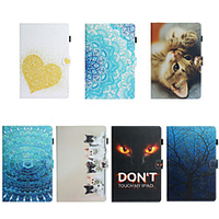 Case For Samsung Galaxy Tab A 10.1 2019 T510 Card Holder Shockproof Pattern Full Body Cases PU Leather TPU magnetic buckle miniinthebox